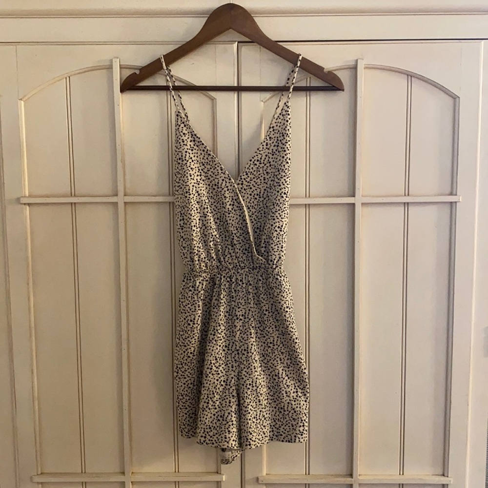 Aerie romper cheetah print